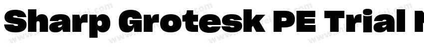 Sharp Grotesk PE Trial Medium 23字体转换